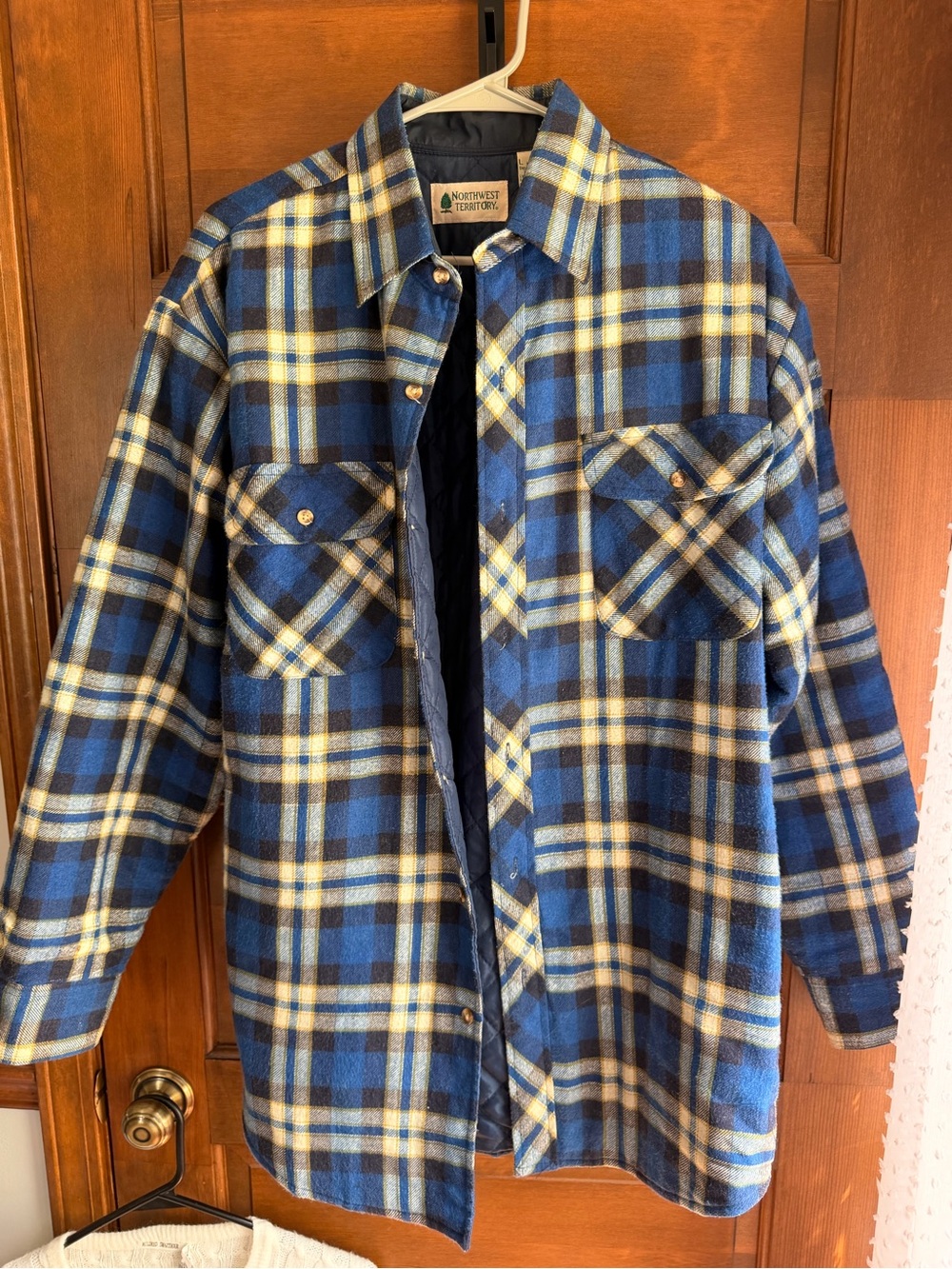 VINTAGE NORTHWEST TERRITORY MENS QUILTED FLANNEL 🌲